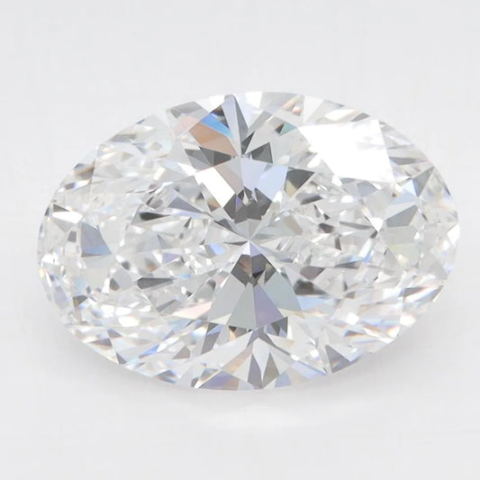 3.29ct Oval Lab Grown Diamond (Colour D, Clarity VVS1, GIA Certified)