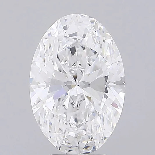 5.19ct Oval Lab Grown Diamond (Colour D, Clarity VVS1, IGI Certified)