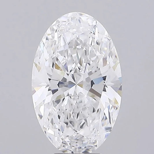 7.07ct Oval Lab Grown Diamond (Colour D, Clarity VVS2, IGI Certified)