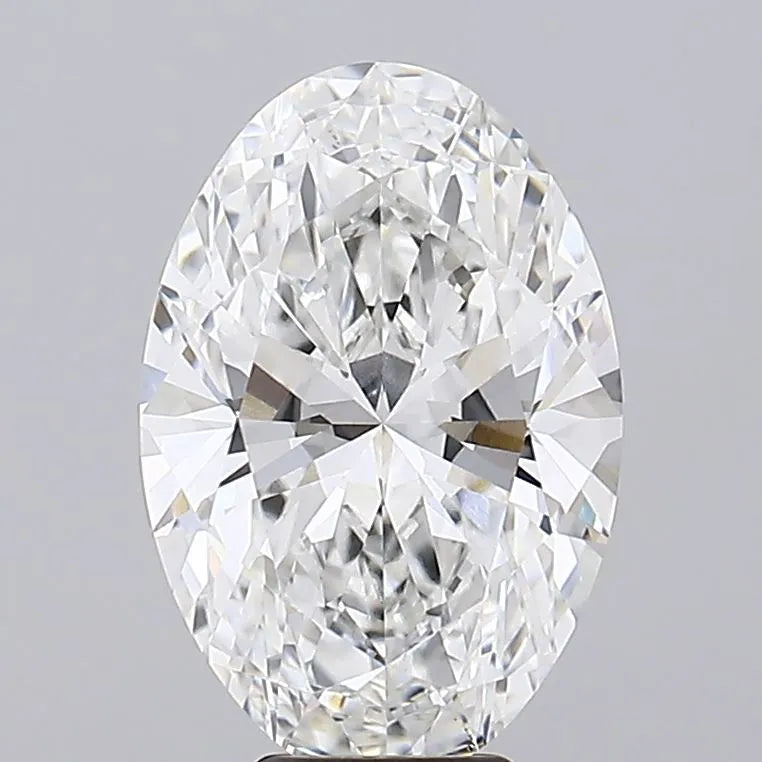 7.08ct Oval Lab Grown Diamond (Colour E, Clarity VVS1, IGI Certified)