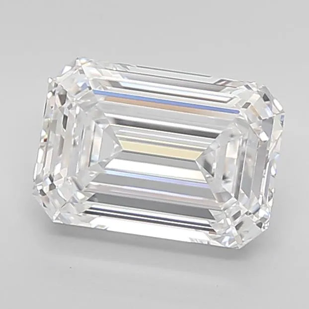 3.72ct Emerald Lab Grown Diamond (Colour D, Clarity VVS1, Cut EX, IGI Certified)