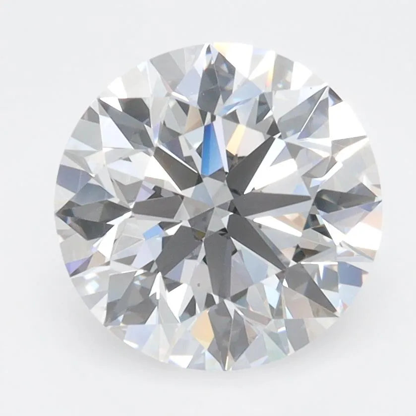 2.90ct Round Lab Grown Diamond (Colour D, Clarity VVS1, Cut ID, IGI Certified)