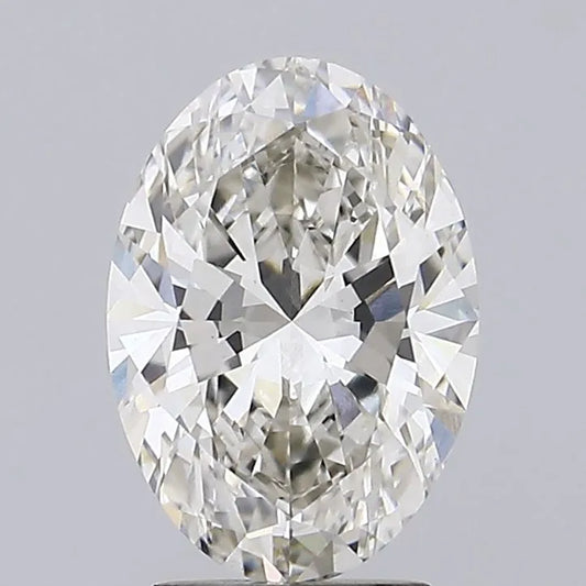 2.85ct Oval Lab Grown Diamond (Colour H, Clarity VS1, IGI Certified)