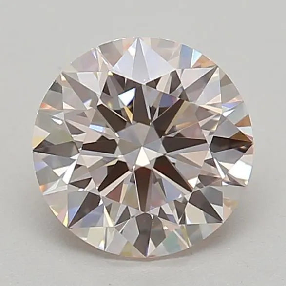 0.90ct Round Lab Grown Diamond (Colour Fancy Pink, Clarity VS1, Cut ID, IGI Certified)