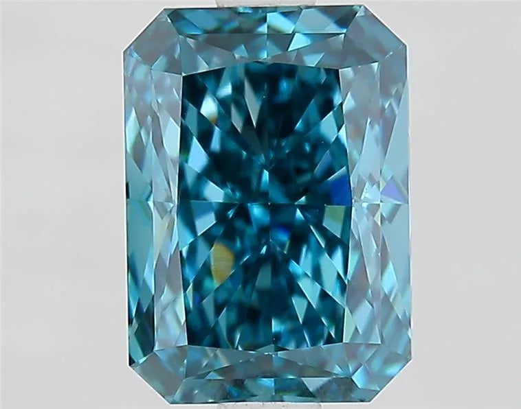 2.03ct Radiant Lab Grown Diamond (Colour Fancy Vivid Blue, Clarity VVS2, IGI Certified)