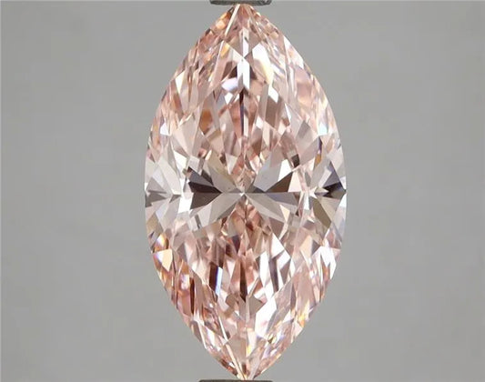 2.52ct Marquise Lab Grown Diamond (Colour Fancy Intense Pink, Clarity VS1, IGI Certified)