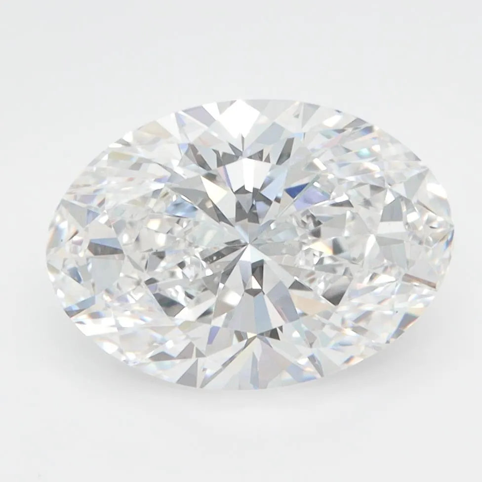 3.00ct Oval Lab Grown Diamond (Colour D, Clarity VVS1, IGI Certified)