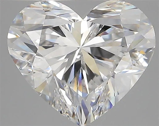 4.02ct Heart Natural Diamond (Colour E, Clarity VS2, Cut GD, GIA Certified)