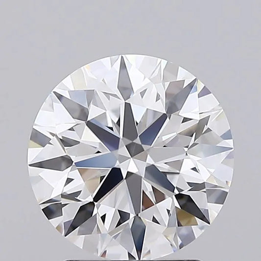 2.02ct Round Lab Grown Diamond (Colour D, Clarity IF, Cut ID, IGI Certified)