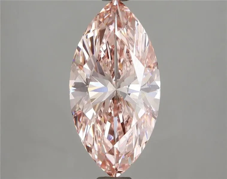 2.55ct Marquise Lab Grown Diamond (Colour Fancy Vivid Pink, Clarity VS1, IGI Certified)