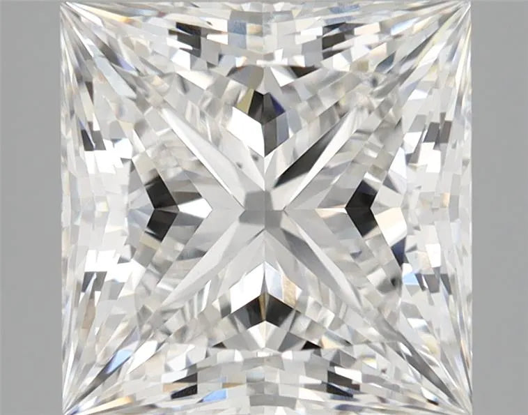 2.58ct Princess Lab Grown Diamond (Colour F, Clarity VS2, GIA Certified)