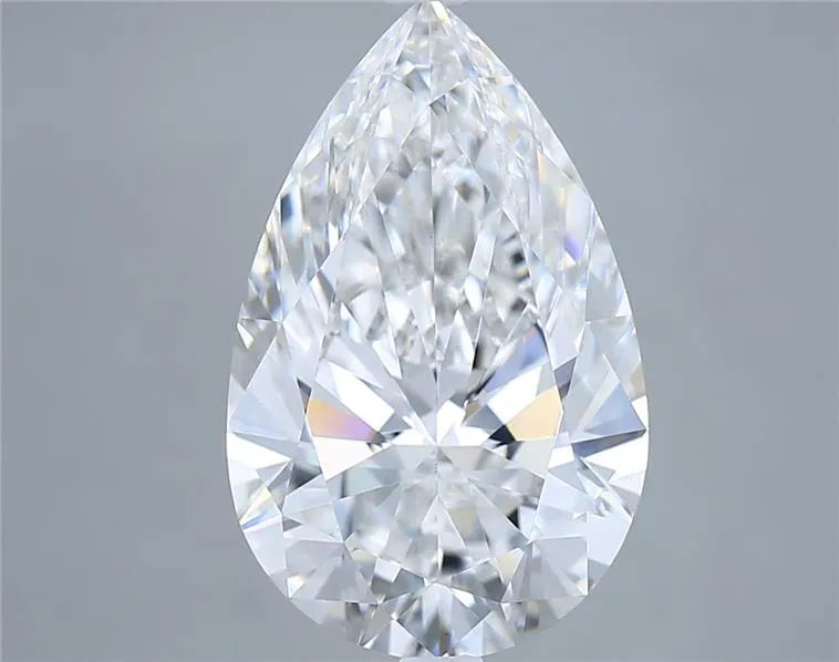 6.09ct Pear Lab Grown Diamond (Colour E, Clarity VVS2, IGI Certified)