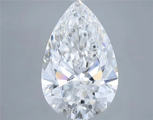 6.09ct Pear Lab Grown Diamond (Colour E, Clarity VVS2, IGI Certified)