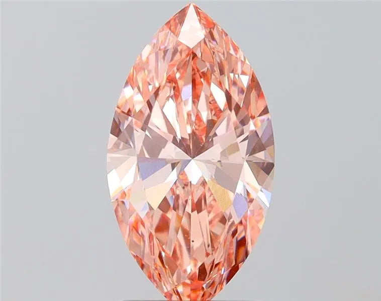 2.00ct Marquise Lab Grown Diamond (Colour Fancy Vivid Pink, Clarity VS1, IGI Certified)