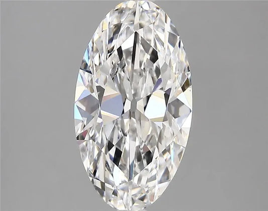2.90ct Oval Lab Grown Diamond (Colour D, Clarity VVS2, IGI Certified)
