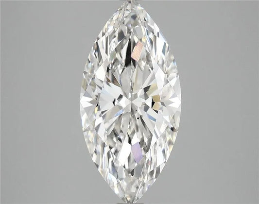 3.07ct Marquise Lab Grown Diamond (Colour G, Clarity VS2, IGI Certified)