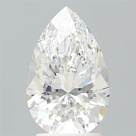 2.53ct Pear Lab Grown Diamond (Colour D, Clarity VVS2, IGI Certified)