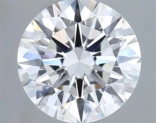 4.10ct Round Lab Grown Diamond (Colour E, Clarity VVS2, Cut ID, IGI Certified)
