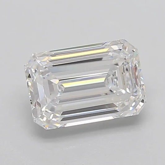 3.22ct Emerald Lab Grown Diamond (Colour D, Clarity VVS2, IGI Certified)