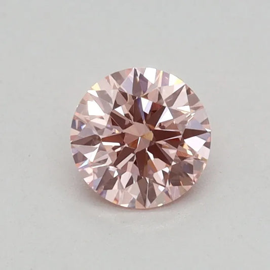0.29ct Round Lab Grown Diamond (Colour Fancy Intense Pink, Clarity VS1, Cut EX, IGI Certified)