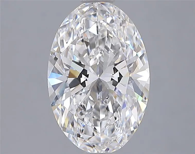 2.06ct Oval Lab Grown Diamond (Colour E, Clarity VVS2, IGI Certified)