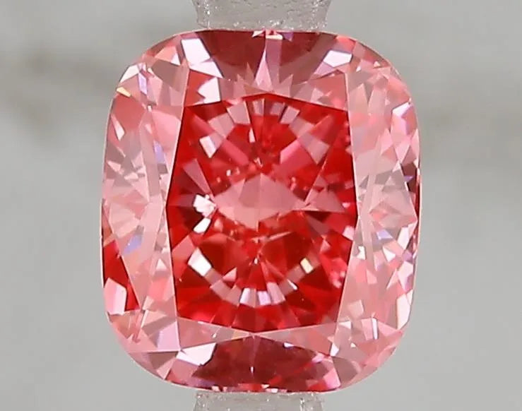 1.58ct Cushion modified Lab Grown Diamond (Colour Fancy Vivid Pink, Clarity VS1, IGI Certified)