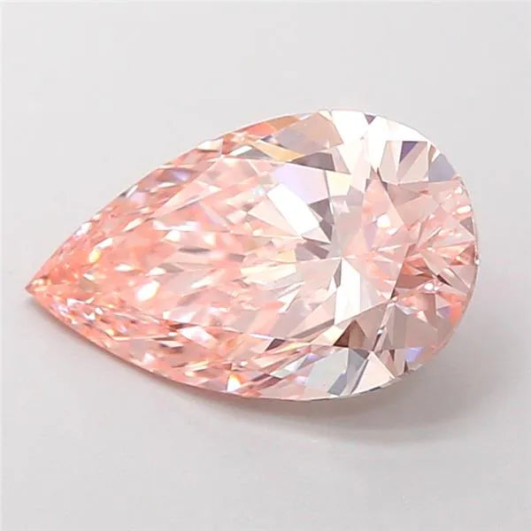 2.01ct Pear Lab Grown Diamond (Colour Fancy Intense Pink, Clarity VVS2, IGI Certified)