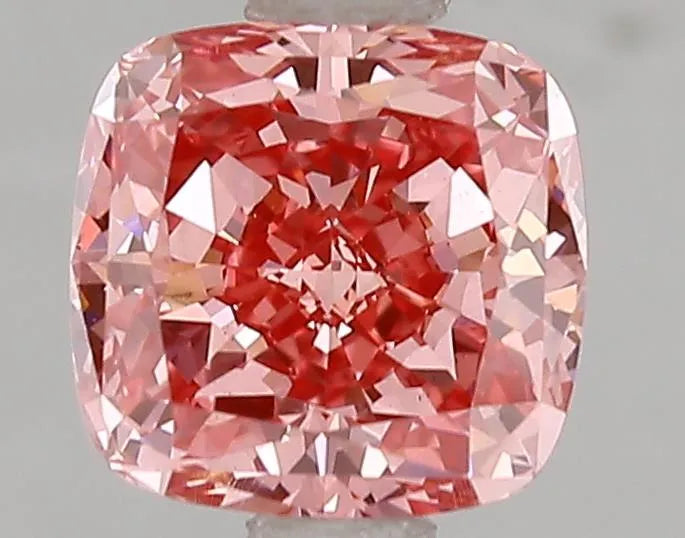 1.56ct Cushion modified Lab Grown Diamond (Colour Fancy Vivid Pink, Clarity VS2, IGI Certified)