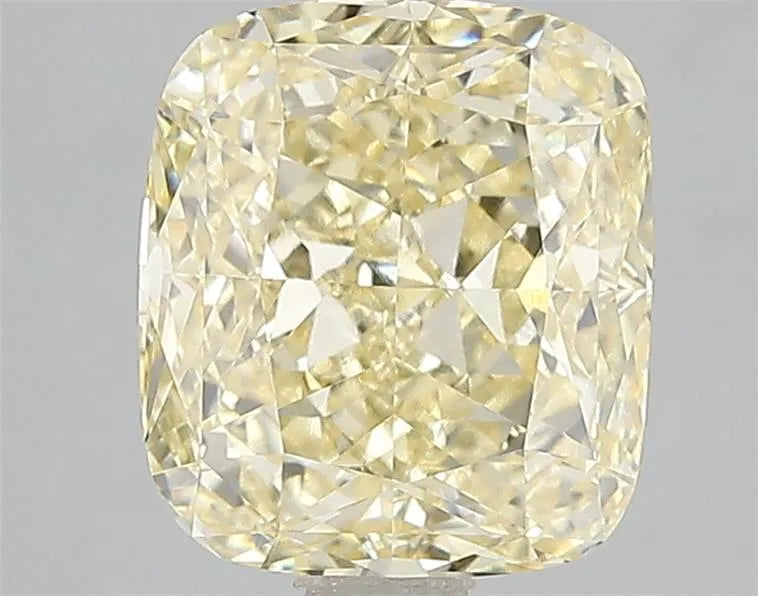 3.01ct Cushion modified Lab Grown Diamond (Colour Fancy Intense Yellow, Clarity VVS2, IGI Certified)