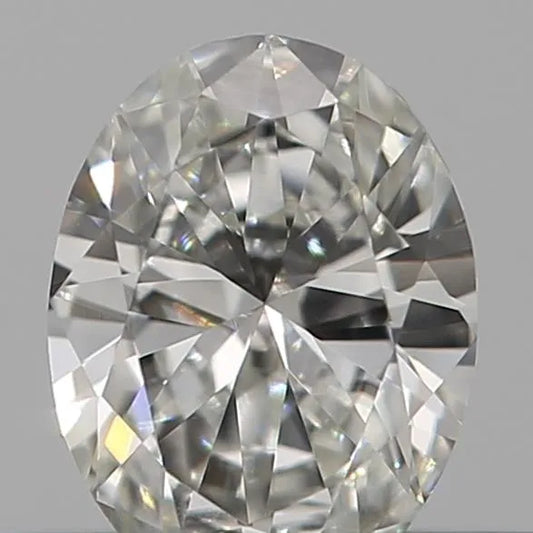 0.18ct Oval Natural Diamond (Colour H, Clarity IF, GIA Certified)