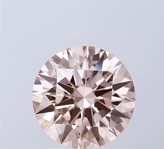 2.07ct Round Lab Grown Diamond (Colour Fancy Intense Pink, Clarity VS1, Cut ID, IGI Certified)