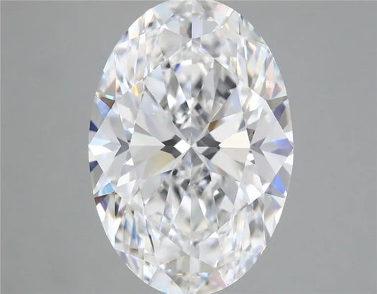 5.82ct Oval Lab Grown Diamond (Colour E, Clarity VVS2, IGI Certified)