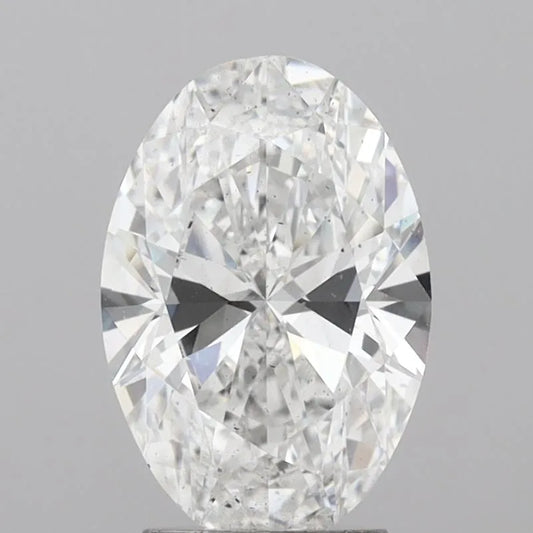 3.00ct Oval Lab Grown Diamond (Colour D, Clarity SI1, IGI Certified)