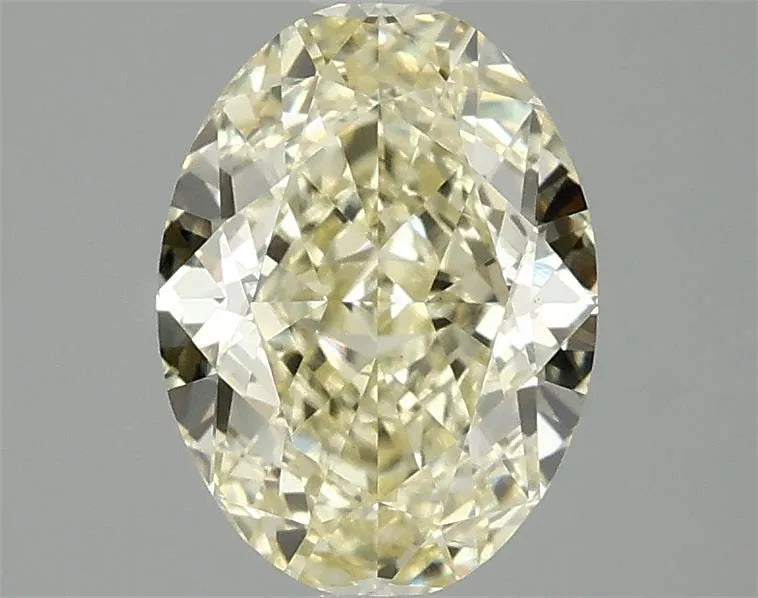 2.09ct Oval Lab Grown Diamond (Colour Fancy Yellow, Clarity VS1, IGI Certified)