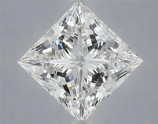 2.40ct Princess Lab Grown Diamond (Colour F, Clarity VVS2, IGI Certified)