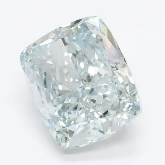 2.47ct Cushion modified Lab Grown Diamond (Colour Fancy Greenish Blue, Clarity VVS2, IGI Certified)