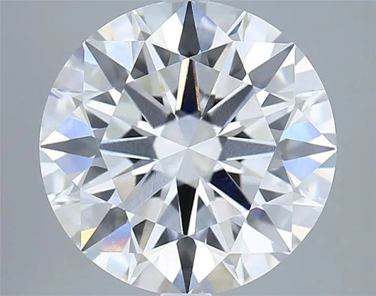 5.03ct Round Lab Grown Diamond (Colour F, Clarity VVS2, Cut ID, IGI Certified)