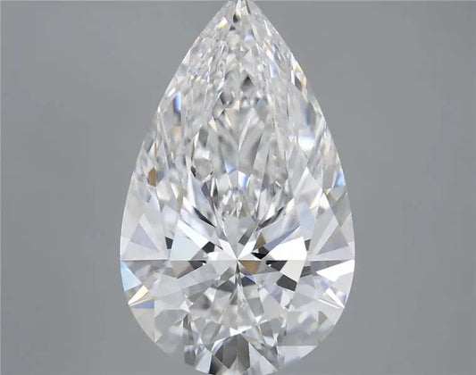 5.04ct Pear Lab Grown Diamond (Colour E, Clarity VVS2, IGI Certified)
