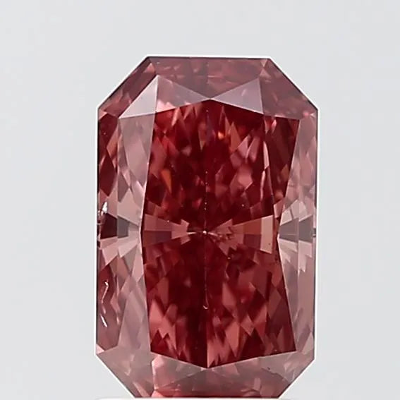 1.52ct Radiant Lab Grown Diamond (Colour Fancy Intense Brown Pink, Clarity VS2, IGI Certified)