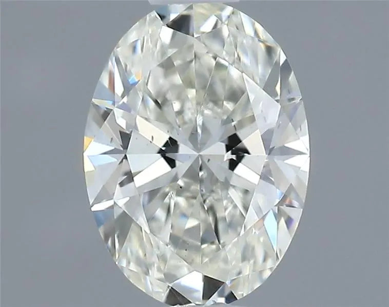 0.39ct Oval Natural Diamond (Colour J, Clarity SI1, GIA Certified)