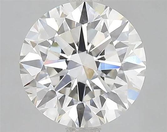 3.01ct Round Lab Grown Diamond (Colour G, Clarity SI1, Cut EX, IGI Certified)
