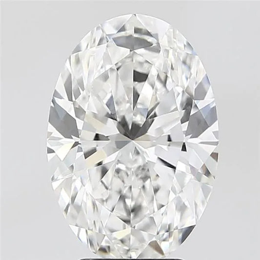 4.00ct Oval Lab Grown Diamond (Colour E, Clarity VVS1, IGI Certified)