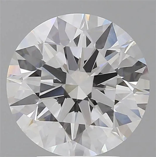 3.60ct Round Lab Grown Diamond (Colour D, Clarity VVS2, Cut ID, IGI Certified)