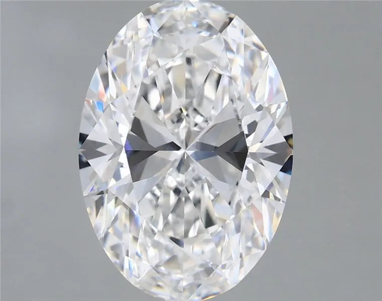 4.94ct Oval Lab Grown Diamond (Colour E, Clarity VS1, IGI Certified)