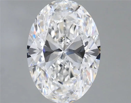 4.94ct Oval Lab Grown Diamond (Colour E, Clarity VS1, IGI Certified)