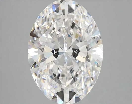 3.13ct Oval Lab Grown Diamond (Colour D, Clarity VVS2, IGI Certified)