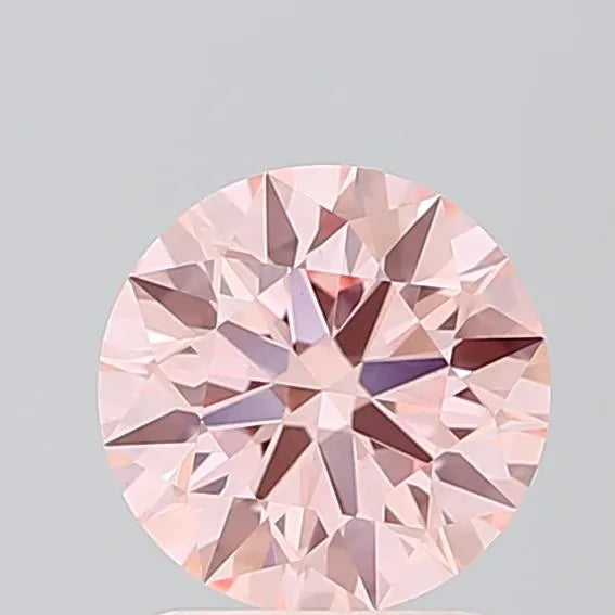 1.50ct Round Lab Grown Diamond (Colour Fancy Intense Pink, Clarity VVS2, Cut ID, IGI Certified)
