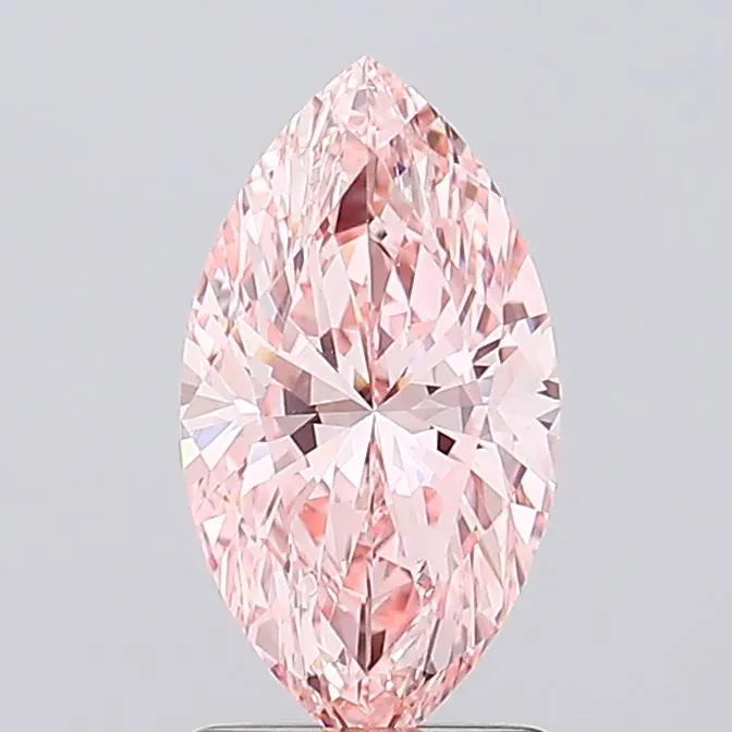1.51ct Marquise Lab Grown Diamond (Colour Fancy Vivid Pink, Clarity VVS2, IGI Certified)