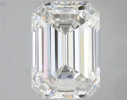 5.09ct Emerald Lab Grown Diamond (Colour F, Clarity VVS2, IGI Certified)