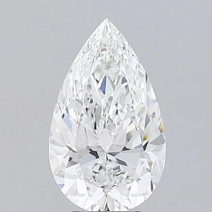 4.02ct Pear Lab Grown Diamond (Colour E, Clarity VVS2, IGI Certified)